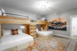 Bunk Room - sleeps 6 - 2 queen beds  2 twin beds